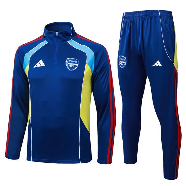 Komplet Bluza Treningowa Arsenal Dziecięca 2025-26 - 1-4 Zip Niebieski Komplet Bluza Treningowa Arsenal Dziecięca 2025-26 - 1-4 Zip Niebieski