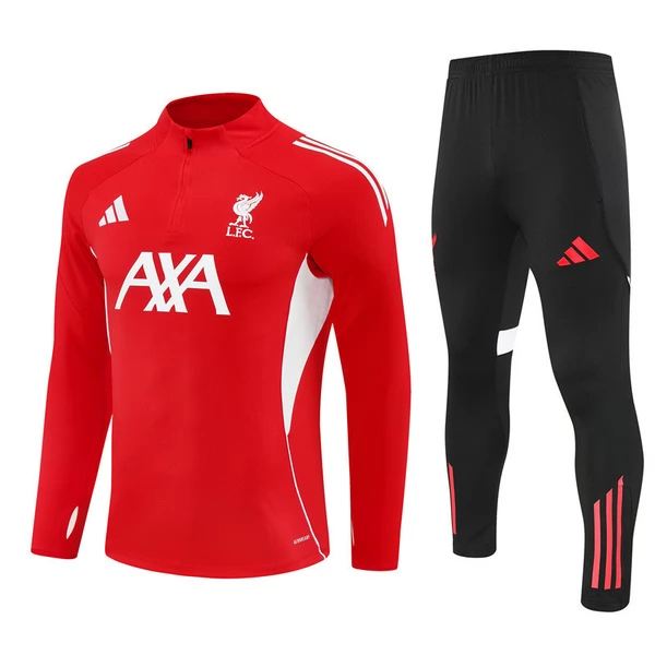 Komplet Bluza Treningowa Liverpool 2025-26 - 1-4 Zip Czerwony Komplet Bluza Treningowa Liverpool 2025-26 - 1-4 Zip Czerwony
