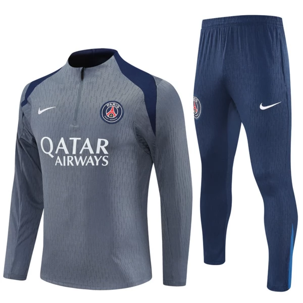 Komplet Bluza Treningowa Paris Saint Germain Dziecięca 2025-26 - 1-4 Zip Szary Komplet Bluza Treningowa Paris Saint Germain Dziecięca 2025-26 - 1-4 Zip Szary