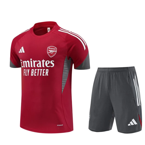 Komplet Koszulka Treningowa Arsenal Dziecięca 2025-26 - Shorts Czerwony Komplet Koszulka Treningowa Arsenal Dziecięca 2025-26 - Shorts Czerwony
