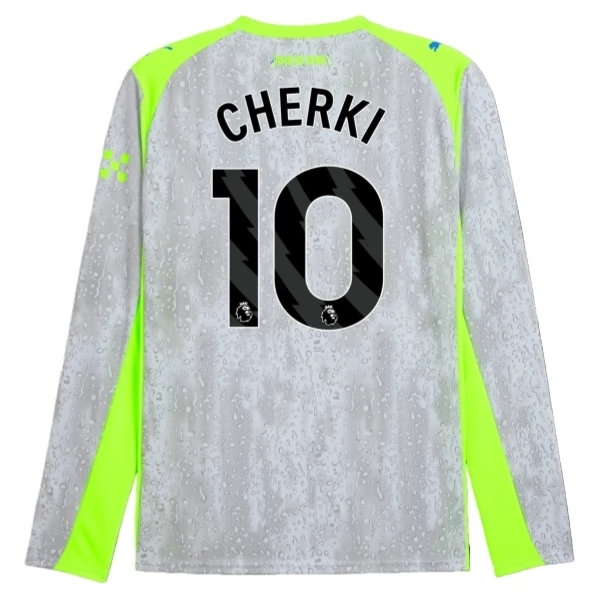 Koszulka Manchester City Cherki 10 Trzeci Komplet 2025-2026 Longsleeve Koszulka Manchester City Cherki 10 Trzeci Komplet 2025-2026 Longsleeve