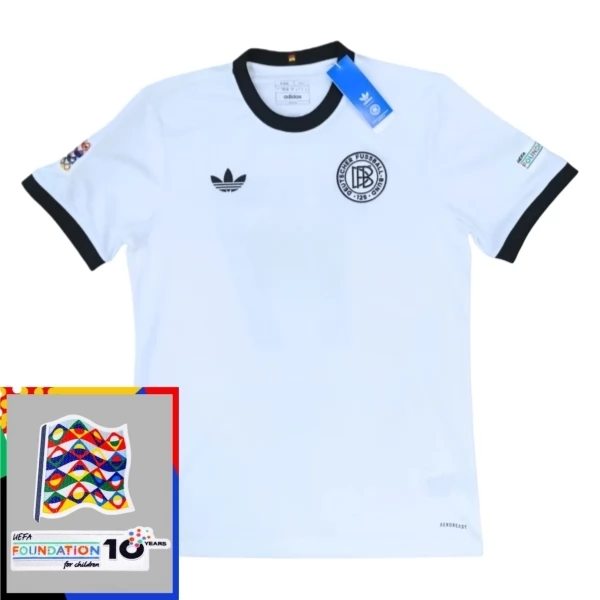 Koszulka Niemcy Domowy Komplet 125th Anniversary UEFA Nations League Patch 2025 Koszulka Niemcy Domowy Komplet 125th Anniversary UEFA Nations League Patch 2025